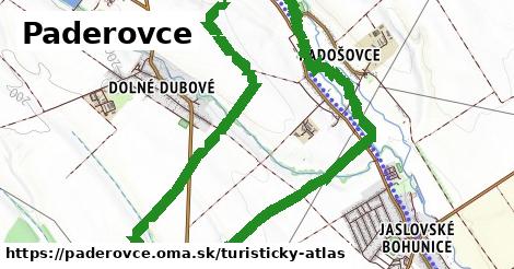 ikona Paderovce: 0 m trás turisticky-atlas v paderovce