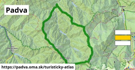 ikona Turistická mapa turisticky-atlas v padva