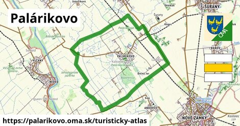 ikona Turistická mapa turisticky-atlas v palarikovo