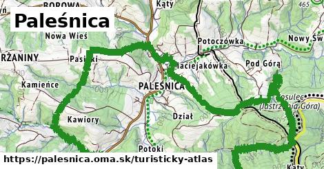 ikona Turistická mapa turisticky-atlas v palesnica