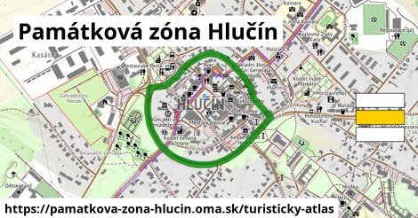 ikona Turistická mapa turisticky-atlas v pamatkova-zona-hlucin