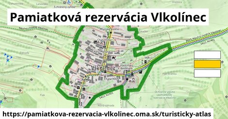 ikona Turistická mapa turisticky-atlas v pamiatkova-rezervacia-vlkolinec
