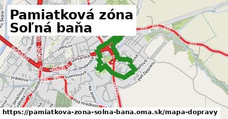 ikona Mapa dopravy mapa-dopravy v pamiatkova-zona-solna-bana