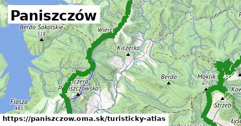 ikona Turistická mapa turisticky-atlas v paniszczow