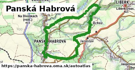 ikona Mapa autoatlas v panska-habrova