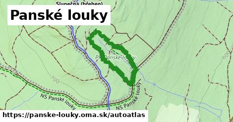 ikona Mapa autoatlas v panske-louky