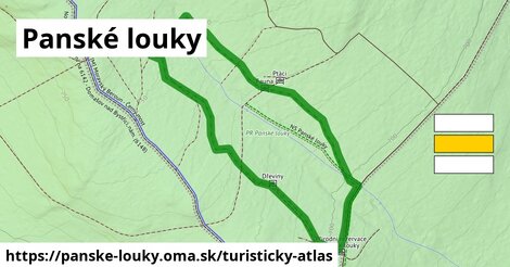 ikona Turistická mapa turisticky-atlas v panske-louky