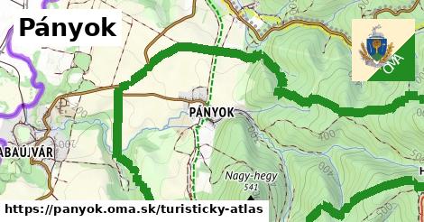 ikona Turistická mapa turisticky-atlas v panyok