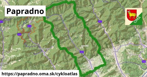 ikona Cyklo cykloatlas v papradno