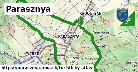 ikona Turistická mapa turisticky-atlas v parasznya