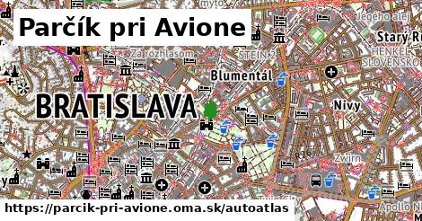 ulice v Parčík pri Avione