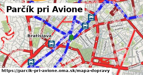 ikona Mapa dopravy mapa-dopravy v parcik-pri-avione