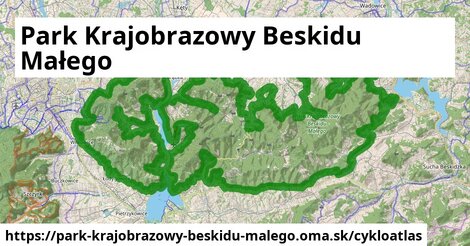 ikona Cyklo cykloatlas v park-krajobrazowy-beskidu-malego