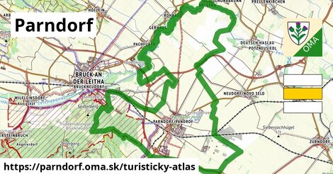 ikona Turistická mapa turisticky-atlas v parndorf