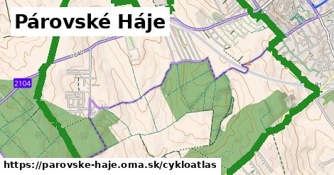 ikona Párovské Háje: 10,5 km trás cykloatlas v parovske-haje