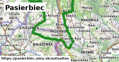 ikona Mapa autoatlas v pasierbiec