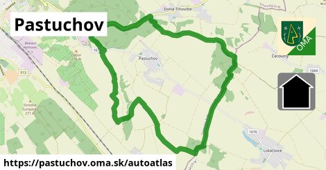 ikona Mapa autoatlas v pastuchov