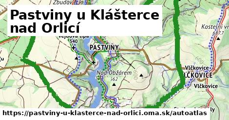 ikona Mapa autoatlas v pastviny-u-klasterce-nad-orlici