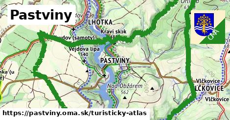 ikona Turistická mapa turisticky-atlas v pastviny