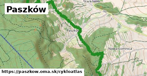 ikona Paszków: 25 km trás cykloatlas v paszkow