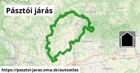 ikona Mapa autoatlas v pasztoi-jaras