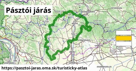 ikona Turistická mapa turisticky-atlas v pasztoi-jaras