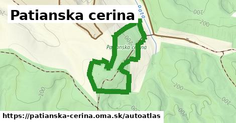 ikona Mapa autoatlas v patianska-cerina