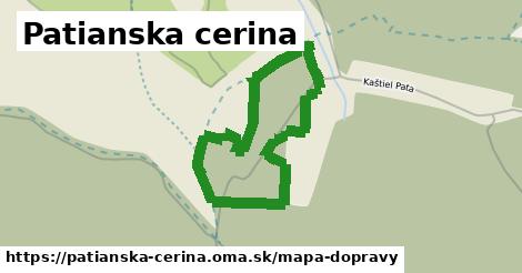 ikona Mapa dopravy mapa-dopravy v patianska-cerina