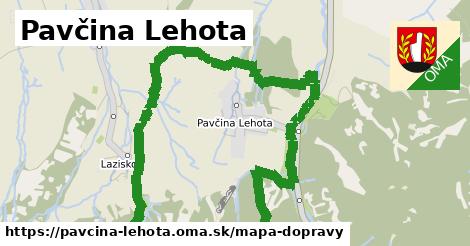 ikona Mapa dopravy mapa-dopravy v pavcina-lehota