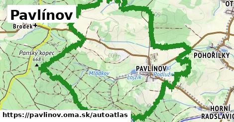 ikona Mapa autoatlas v pavlinov