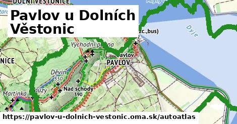 ikona Mapa autoatlas v pavlov-u-dolnich-vestonic