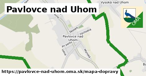 ikona Pavlovce nad Uhom: 0 m trás mapa-dopravy v pavlovce-nad-uhom