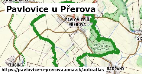 ikona Mapa autoatlas v pavlovice-u-prerova