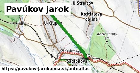 ikona Mapa autoatlas v pavukov-jarok