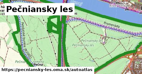 ikona Mapa autoatlas v pecniansky-les