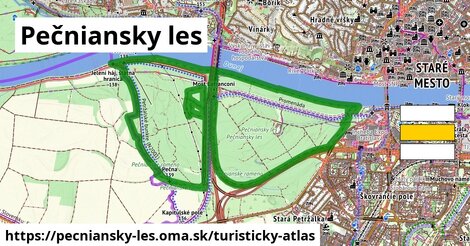 ikona Turistická mapa turisticky-atlas v pecniansky-les