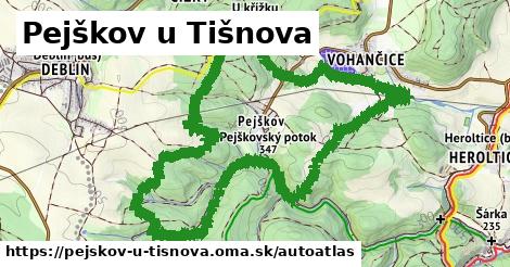 ikona Mapa autoatlas v pejskov-u-tisnova