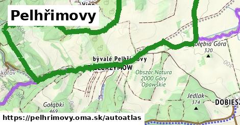 ikona Mapa autoatlas v pelhrimovy