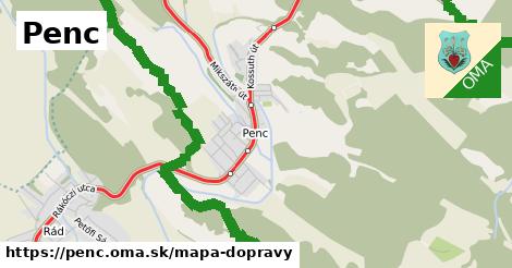 ikona Mapa dopravy mapa-dopravy v penc
