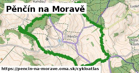 ikona Cyklo cykloatlas v pencin-na-morave