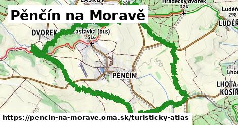 ikona Turistická mapa turisticky-atlas v pencin-na-morave