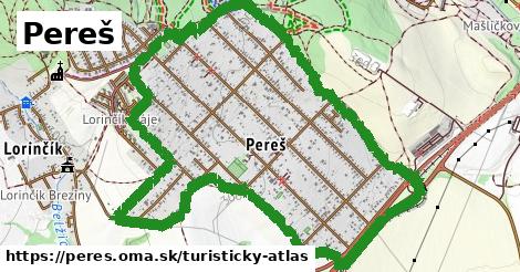 ikona Pereš: 0 m trás turisticky-atlas v peres