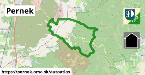 ikona Mapa autoatlas v pernek