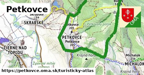 ikona Turistická mapa turisticky-atlas v petkovce