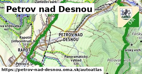 ikona Mapa autoatlas v petrov-nad-desnou