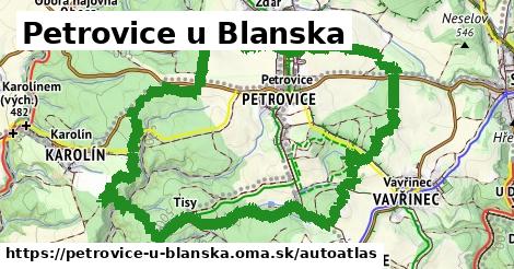 ikona Mapa autoatlas v petrovice-u-blanska