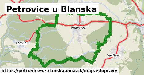 ikona Mapa dopravy mapa-dopravy v petrovice-u-blanska