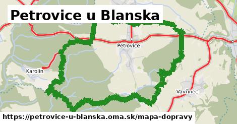 ikona Mapa dopravy mapa-dopravy v petrovice-u-blanska