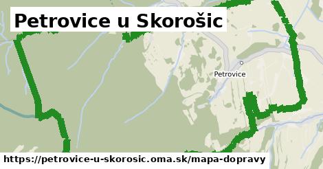 ikona Petrovice u Skorošic: 2,8 km trás mapa-dopravy v petrovice-u-skorosic