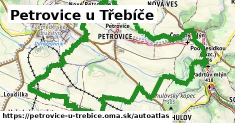 ikona Mapa autoatlas v petrovice-u-trebice